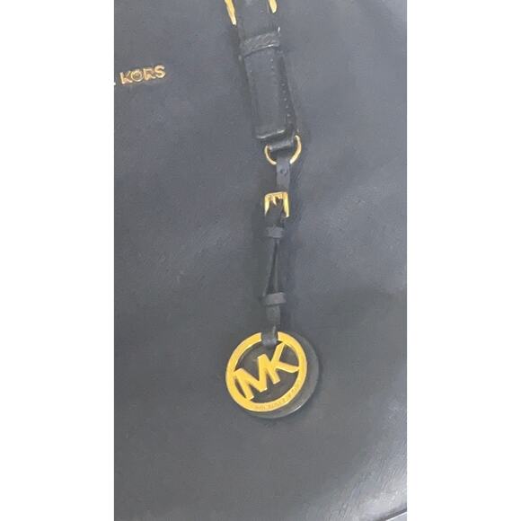 Michael Kors Handbag Multifunction Jet Set Tote Bag - Style 30S3GTVT6L Navy Blue - Picture 3 of 16